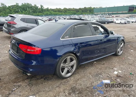 2013 Audi S4 3.0T Premium Plus из США, поврежденный, VIN WAUBGAFL1DA213984